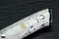 White Serie | Damastmesser – VG10 Küchenmesser mit Howlith-Mineralgriff