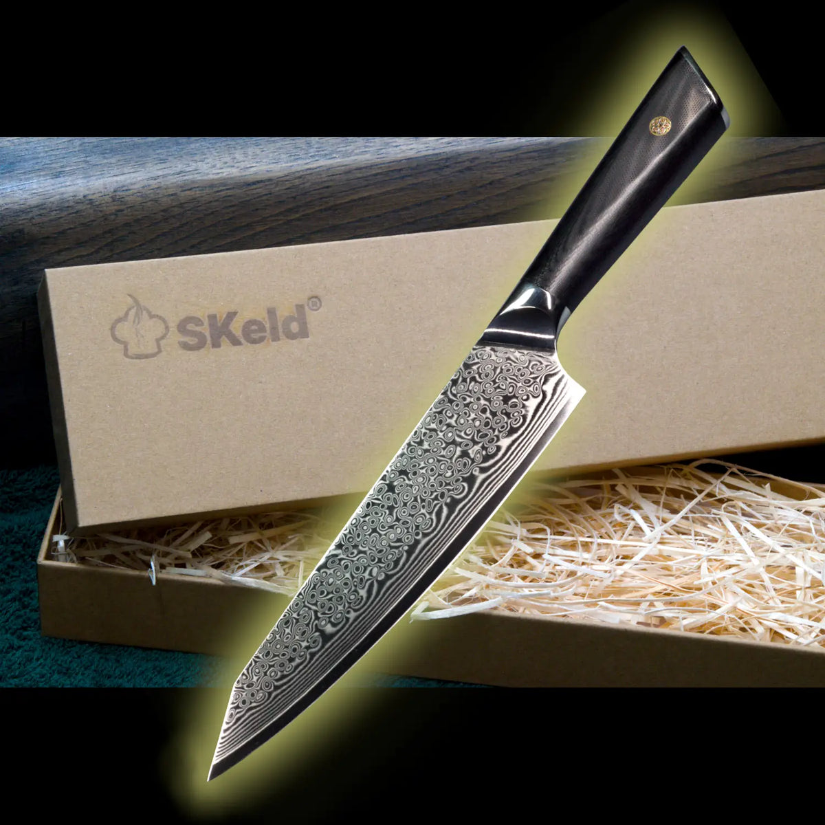 Damast Messerset 2-teilig nach Wahl – G10 Griff | SKeld®