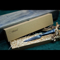 SKeld® Geschenkbox mit Holzwolle-Polsterung und Damastmesser