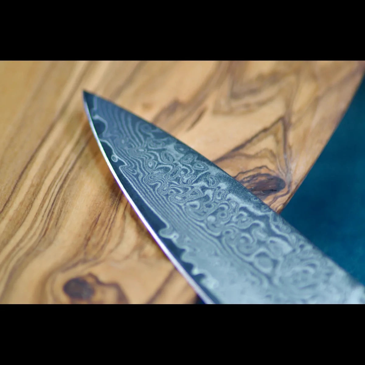 SKeld® Damast Gemüsemesser mit 67 Lagen Damaststahl – scharfe VG10 Stahlkern - Klinge